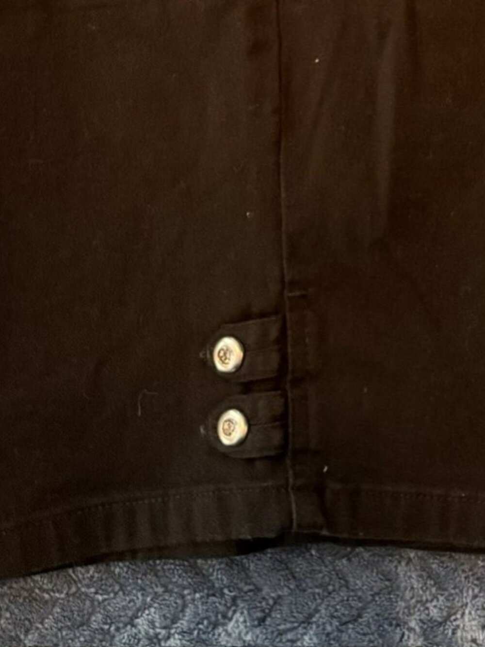 Croft & Barrow Woman Stretch Black Bermuda Shorts Capri Size 2X - Picture 10 of 10